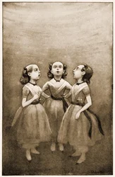Sie lebten am Boden eines Brunnens (Illustration aus 